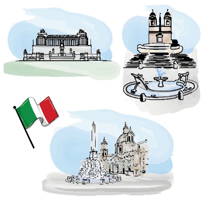 Roma una città di piazze in 130 secondi